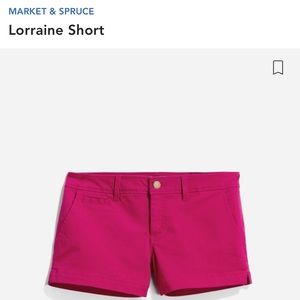 Stitch fix Market and Spruce Lorraine short- fuchsia